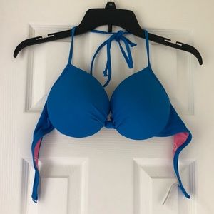 Blue PINK Victoria’s Secret Bikini Top